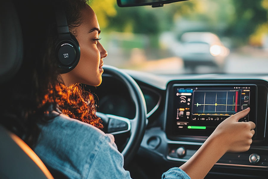 Touchscreen Car Radio with Navigation
