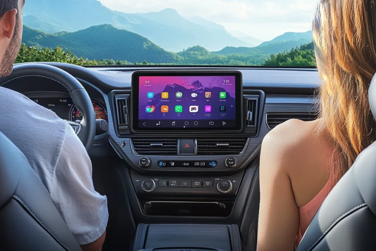 Touchscreen Car Radio with Navigation